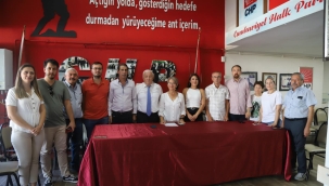 Akhisar CHP'de görev dağılımı