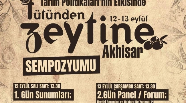 Akhisar'da tarım masaya yatırılacak