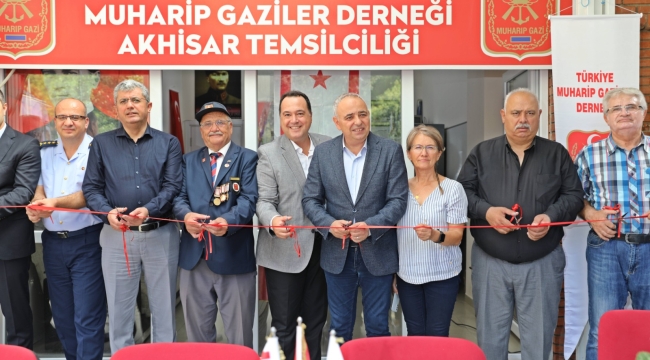 Akhisar gaziler temsilciliği açıldı