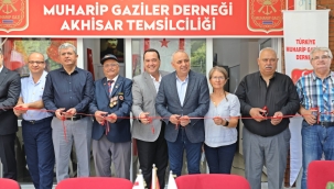 Akhisar gaziler temsilciliği açıldı