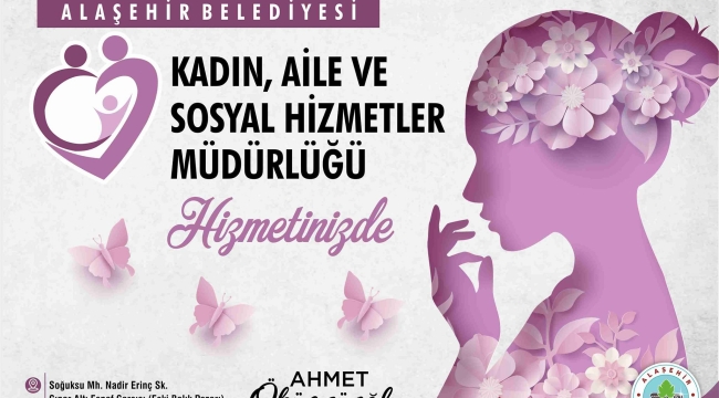 Alaşehir belediyesi'nden'güclü kadın,hizmeti'