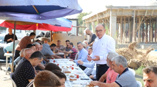 Başkan Akın sanayi esnafına belediye çalışmalarını anlattı