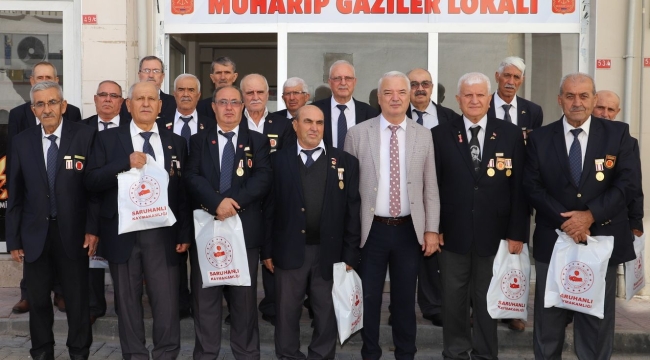 Başkan Bilgin,gazilere lokal tahsis etti