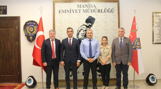 Başkan Çelik'ten müdür Aktaş'a hayırlı olsun ziyareti