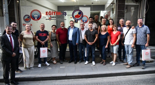 Başkan Dutlulu,eğitim-iş'i ziyaret etti