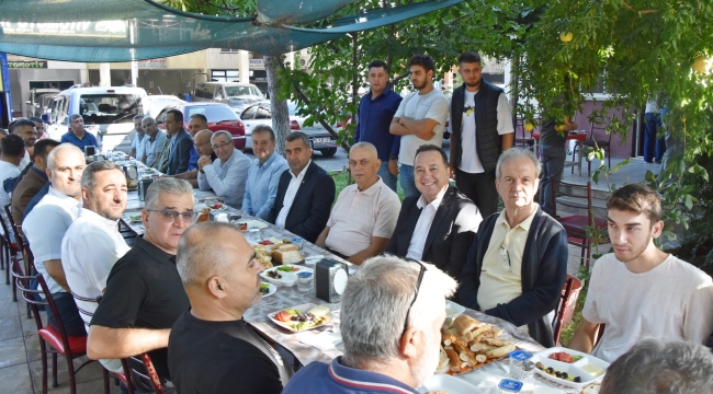Başkan Dutlulu galericilerle kahvaltıda buluştu