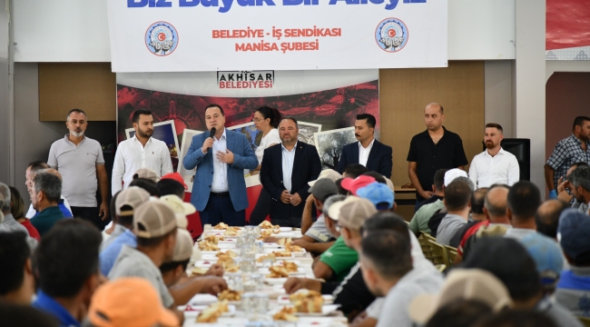 Başkan Dutlulu işçilerle kavaltıda buluştu