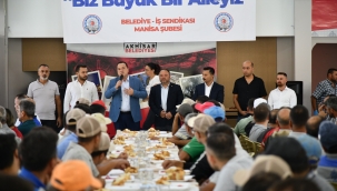 Başkan Dutlulu işçilerle kavaltıda buluştu