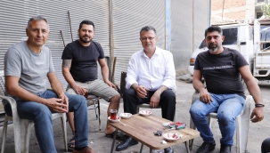 Başkan Öküzcüoğlu'nun esnaf ziyaretleri sürüyor