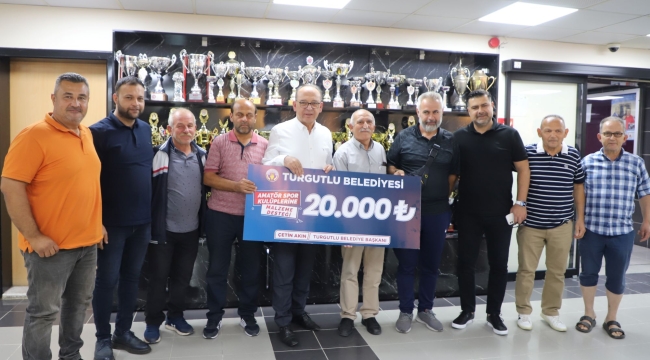 Belediyeden amatör spor külüplerine yardım