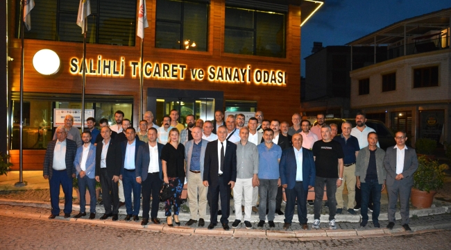 Demirci'li sanayicilerden Salihli'ye il desteği