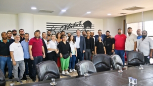 Eşitlik ve roman derneği üyeleri başkan Dutlulu'yu ziyaret etti