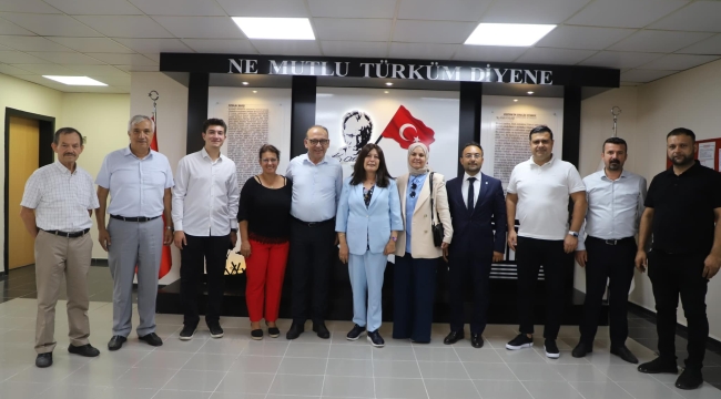 İyi partiden başkan Akın'a ziyaret