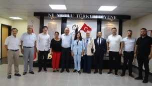 İyi partiden başkan Akın'a ziyaret