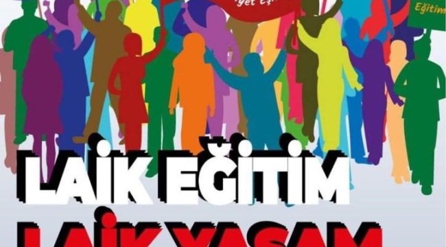 İzmir'de laik eğitim mitingi