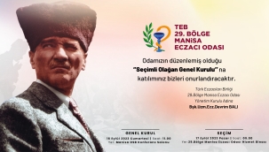 Manisa'lı eczacılar 17 eylülde seçime gidiyor