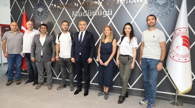 Müdür Öztürk'e Ankara'dan ziyaretci geldi