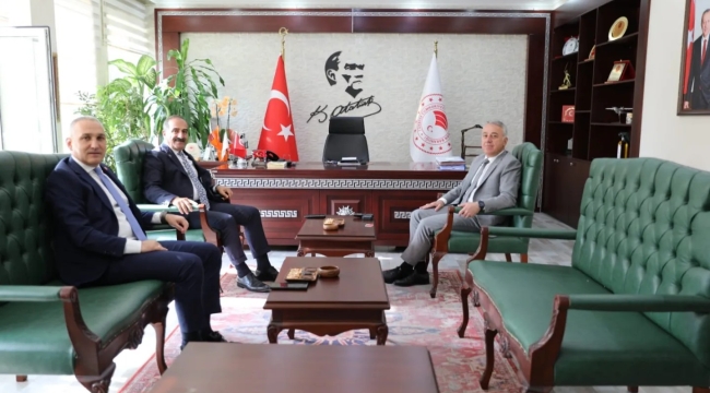Müdürler ziyarette buluştu