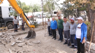 Nuriye mahallesinde meydan yenileniyor