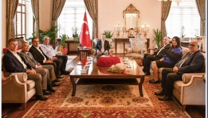 OSB yönetimi vali Ünlü'yü ziyaret etti