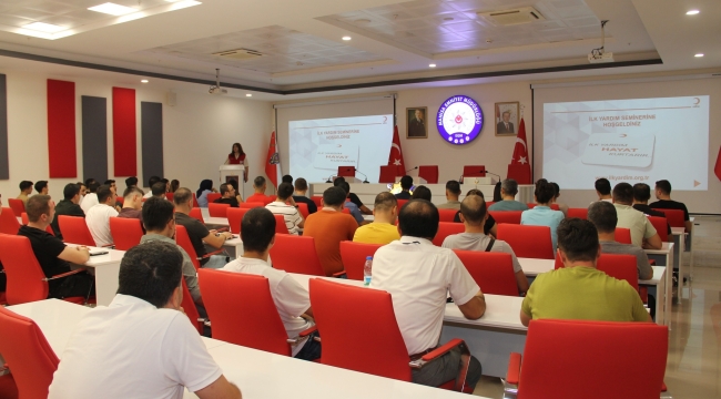 Polise ilk yardım semineri