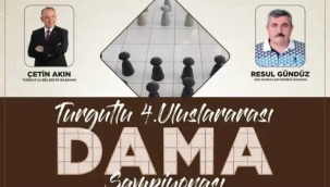 Turgutlu'da dama şampiyonası 22-23-24 eylül'de
