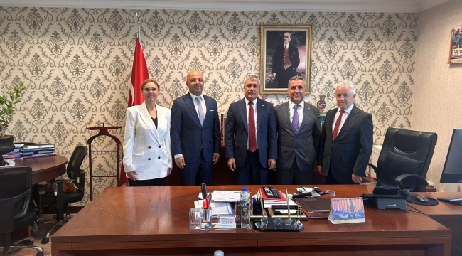 Ziyarette projeler ele alındı