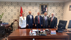 Ziyarette projeler ele alındı