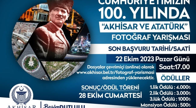 Akhisar belediyesinden ödüllü fotoğraf yarışması