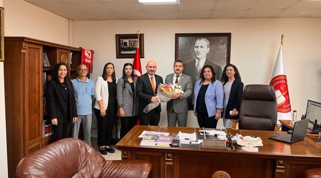 Baro başkanı Rona Turgutlu ve Soma'da ziyaretlerde bulundu