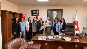 Baro başkanı Rona Turgutlu ve Soma'da ziyaretlerde bulundu