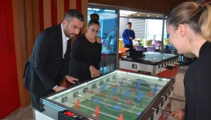 Başkan Akan,gençlerle buluştu