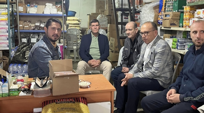 Başkan Akın'dan eşini kaybeden Alkan'a taziye ziyareti