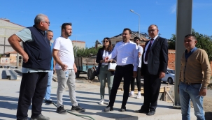 Başkan Akın yatırımları denetledi