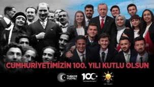 Başkan Kaplan'dan #Cumhuriyet #100Yaşında #TürkiyeYüzyılı mesajı