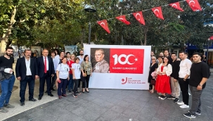 CHP'li gençlerden anlamlı 100.yıl etkinliği