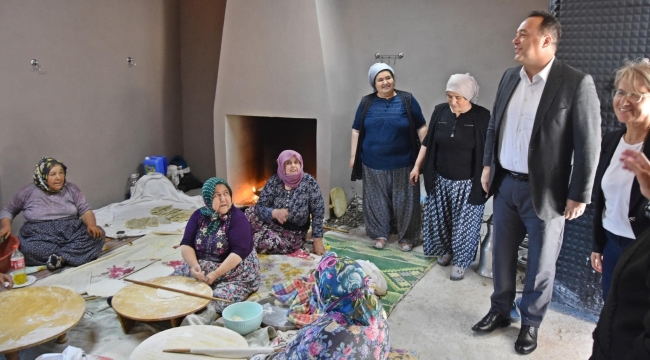 CHP'lilerin Taşçılar mahallesi ziyaretine başkan Dutlulu'da katıldı