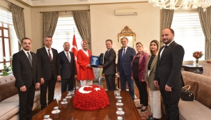 Kızılay başkanı Manisa'da