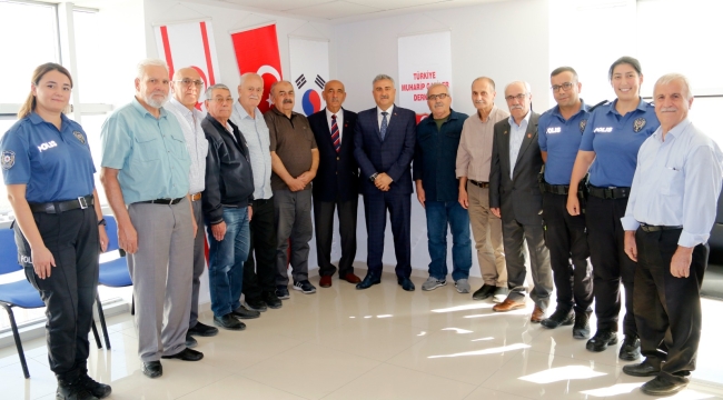 Müdür Aktaş muharip gaziler derneğini ziyaret etti