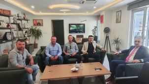 Salihli'li muhtarlar müdür Öztürk'ü ziyaret etti