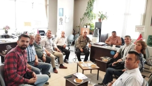 Soma CHP ilçe yönetimi muhtar ziyaretlerini sürdürüyor