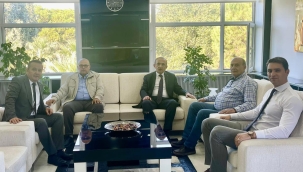 TSO başkanı Yılmaz kaymakamları ziyaret etti