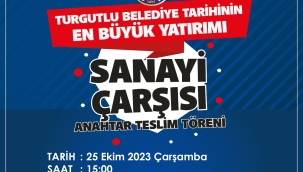 Tüm dükkanlar satıldı,anahtar teslim töreni