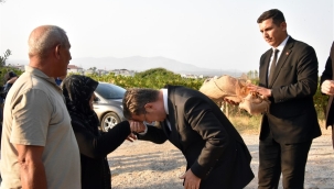 Vali Ünlü, Ahmetli  ve Turgutlu ilçelerini ziyaret etti.