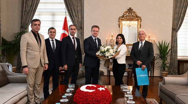 Vali Ünlü'ye PTT'nin 183. yıldönümü ziyareti