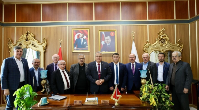 10 oda başkanı başkan Çerçi'yi ziyaret etti
