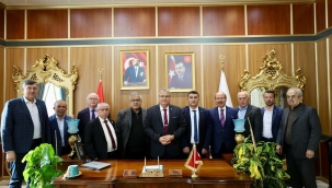 10 oda başkanı başkan Çerçi'yi ziyaret etti