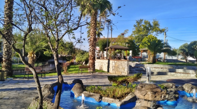 Akhisar'da Mecidiye parkı yenilendi