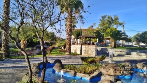 Akhisar'da Mecidiye parkı yenilendi