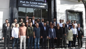 AKP yöneticileri millet kütüphanesi, ve gençlik merkezini gezdi